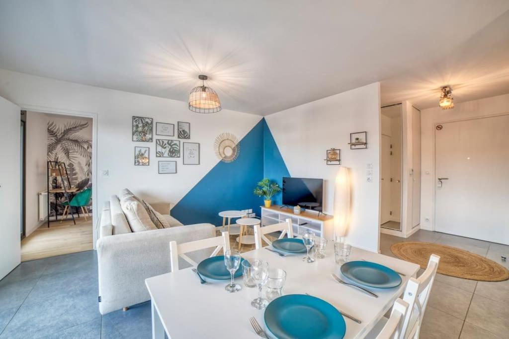 Modern'Blue - Gare Annemasse A 3Min-Geneve Acces Direct Apartment ภายนอก รูปภาพ