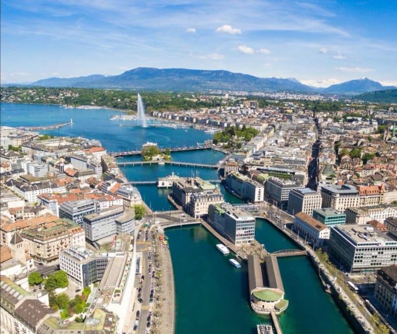 Modern'Blue - Gare Annemasse A 3Min-Geneve Acces Direct Apartment ภายนอก รูปภาพ