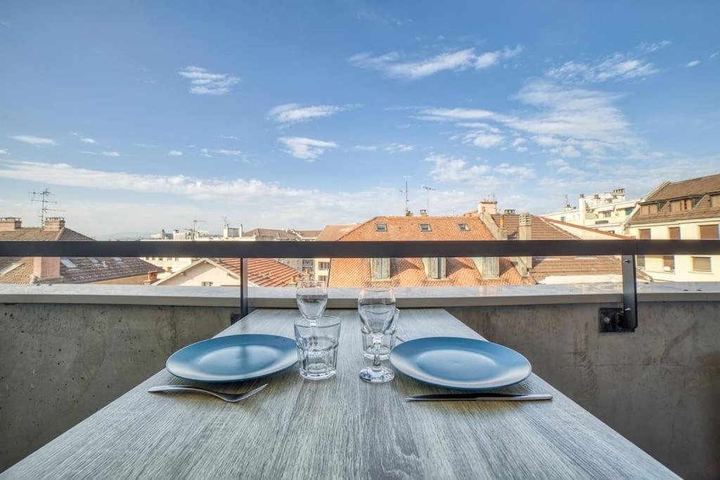 Modern'Blue - Gare Annemasse A 3Min-Geneve Acces Direct Apartment ภายนอก รูปภาพ